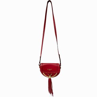 Balmain Red Small Women Shoulder Bag.