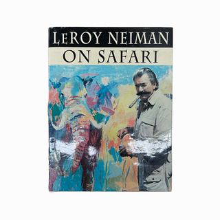 Leroy Neiman "On Safari" Signed Book.