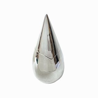 Sterling Silver Christofle Egg Shaped Capsule