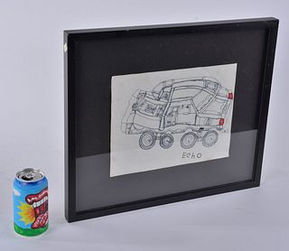 ECHO pin on paper (truck)