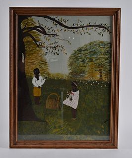 Anita Goode painting on canvas