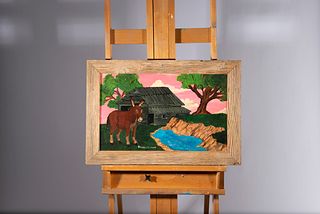 Richard E Roebuck Painting (mule)