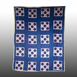 African American Quilt (blue circles)