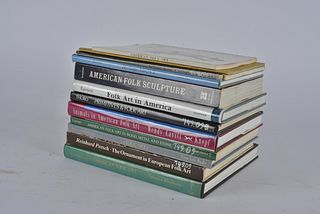 Collection of 12 Folk Art Reference Books