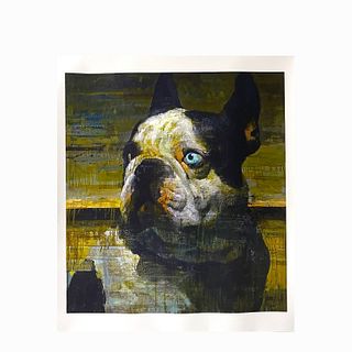 French Bulldog Poster Signed by The Artist