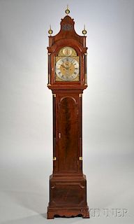 Samuel Hodges Mahogany Longcase Clock