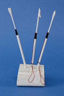 Three Contemporary Miniature Bone Whaling Tools