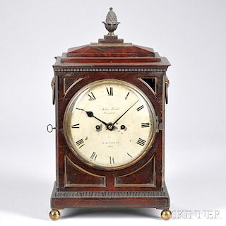 John Ladd Mahogany Bracket Clock