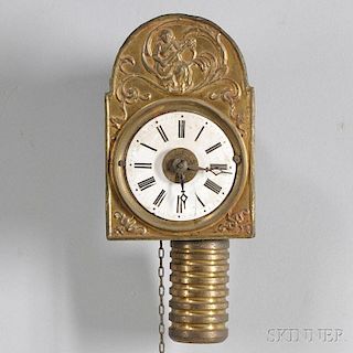 Small Continental "Wag-on-the-Wall" Clock