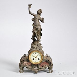 French Figural Shelf Clock