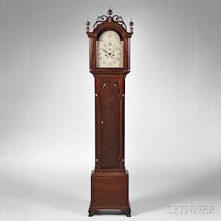 Silas Parsons Cherry Tall Clock