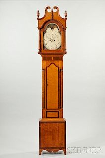 Pennsylvania Tiger Maple Tall Clock
