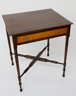 Late Federal Inlaid Mahogany Occasional Table, early 19th century