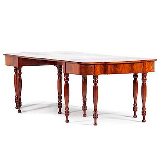 Drop-Leaf Banquet End Tables in Cherry and Mahogany 