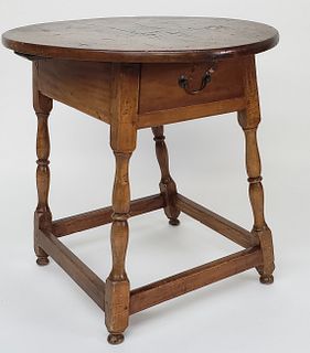 18th Century American Oval Tavern Table