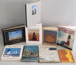 Collection of 8 Nantucket Reference and Coffee Table Books