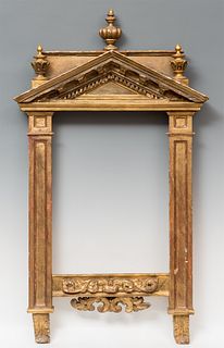 Framework; 16th century and 19th century. 
Carved and gilded wood.