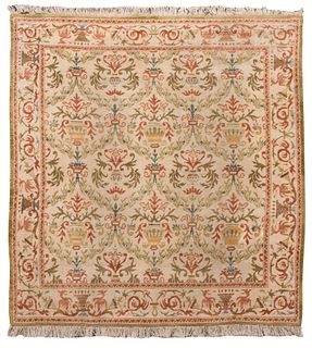 Cuenca design rug; twentieth century. 
Wool.