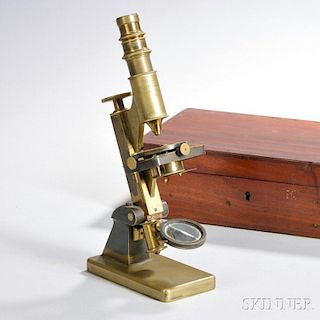 Jean Gabriel Auguste Chevallier Monocular Microscope