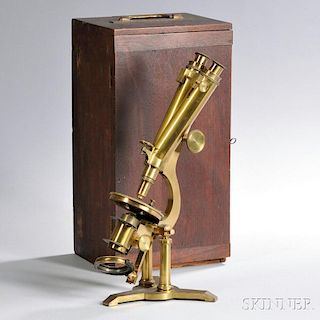 Joseph Zentmayer Binocular Microscope