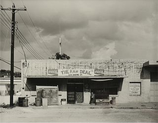 attributed to FRANK ARMSTRONG (American/Texas b. 1935) A PHOTOGRAPH, "The Raw Deal," AUSTIN, TEXAS,