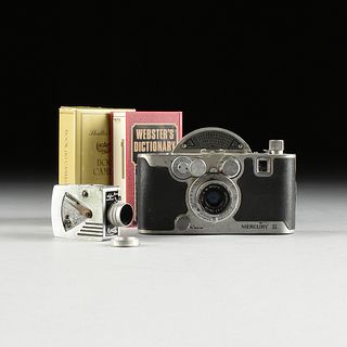 A GROUP OF THREE MINIATURE, TOY/SPY, AND PERSONAL CAMERAS, 20TH CENTURY,