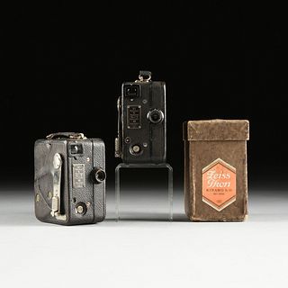 A GROUP OF TWO ZEISS IKON KINAMO S10 MOVIE CAMERAS, GERMANY, CIRCA 1921,