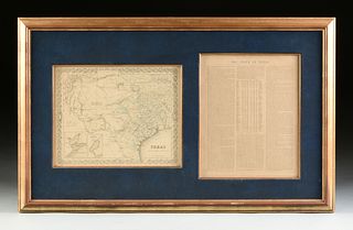 AN ANTEBELLUM MAP WITH EXPLANATION, "Texas," NEW YORK, CIRCA 1855,