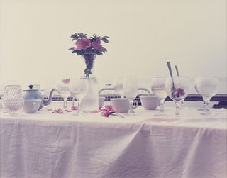 JOEL MEYEROWITZ (American b. 1938) A PHOTOGRAPH, "The Table," 1983,