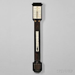 Crichton Bros. Kingwood Mercury Stick Barometer