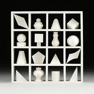 SIBYL EDWARDS (Canadian b. 1944) A CONSTRUCTIVIST SCULPTURE, "Shapes and Forms," CIRCA 1975,