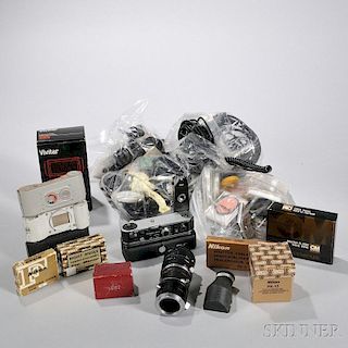 Box of Camera Accessories