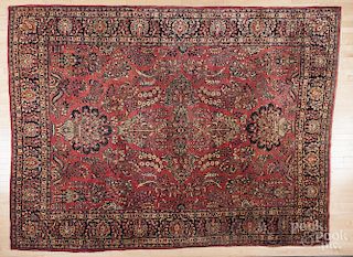 Sarouk carpet, ca. 1920, 11'8'' x 8'8''.