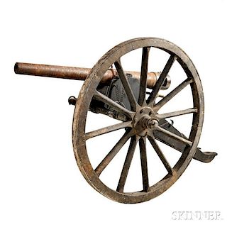 Two-pounder Rifled Breech-loading Gun and Carriage
