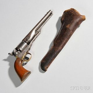 Colt Model 1861 Navy Revolver and Holster