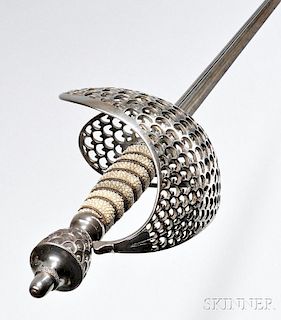 Steel-hilt English Officer's Sword
