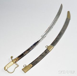 Cavalry Saber and Scabbard
