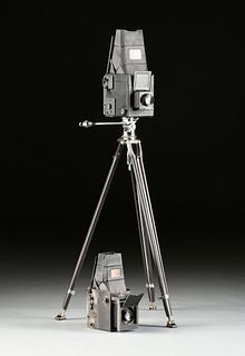 A GROUP OF TWO AMERICAN 'GRAFLEX' SLR TYPE CAMERAS AND A 'CRAIG' TRIPOD, NEW YORK AND LOS ANGELES, 1902-1913,