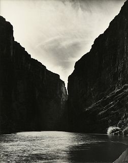 LAURA GILPIN (American 1891-1979) A PHOTOGRAPH, "Santa Elena Canyon,"