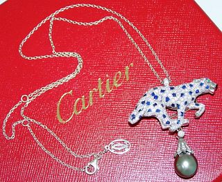 Cartier Panther Pearl Brooch Retail $100,000