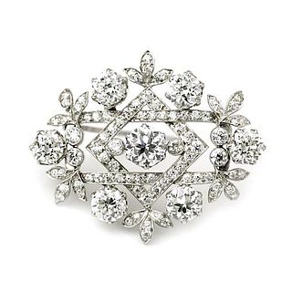 9.00 Ct Tiffany & Co. Belle Epoc Diamond Pin