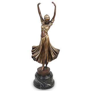 Demetre Chiparus Style Bronze Dancer