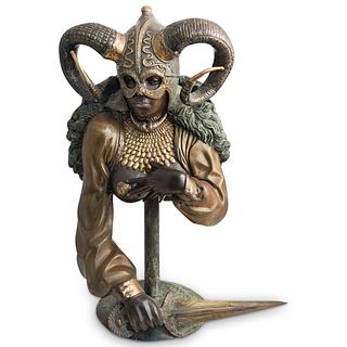 Figural Erotic Valkyrie Bronze