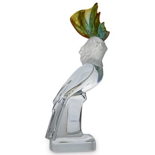 Daum Crystal Cockatoo Sculpture
