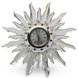 Swarovski Solaris Crystal Desk Clock