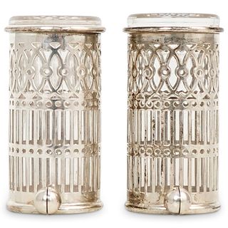 (2 Pc) Webster Sterling Silver Miniature Vases