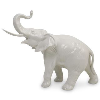 Royal Dux Elephant Porcelain Figurine