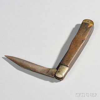 Pocket Knife Identified to Francis England, 146th New York Volunteer Infantry