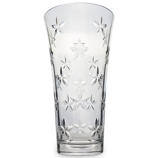 Tiffany & Co. Large Crystal Flower Vase