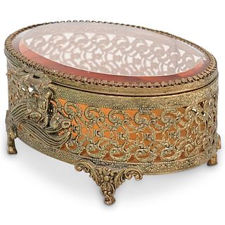 Antique French Jewelry Trinket Box